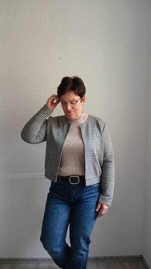 Ebook Cardigan VEJANO Gr. 34-54 Schnittmuster PDF