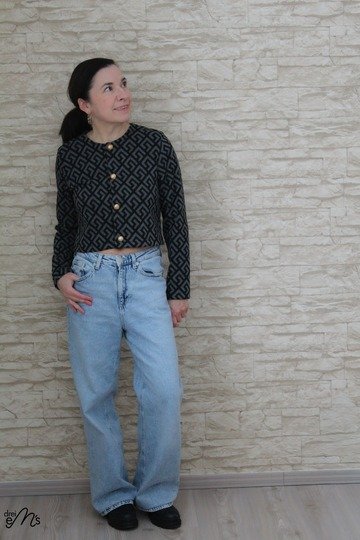 Ebook Cardigan VEJANO Gr. 34-54 Schnittmuster PDF