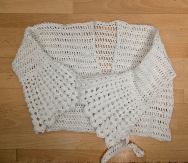 Häkelanleitung 2 in 1 Bolero-Jäckchen oder Wickeljacke Nicki