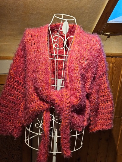 Häkelanleitung 2 in 1 Bolero-Jäckchen oder Wickeljacke Nicki