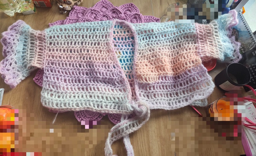 Häkelanleitung 2 in 1 Bolero-Jäckchen oder Wickeljacke Nicki