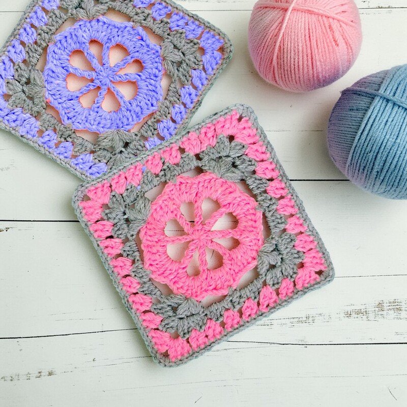 Crochet Floral Granny Square Pattern – Lacy Flower Decor - Image 10