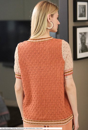 Pulli mit Blattmuster