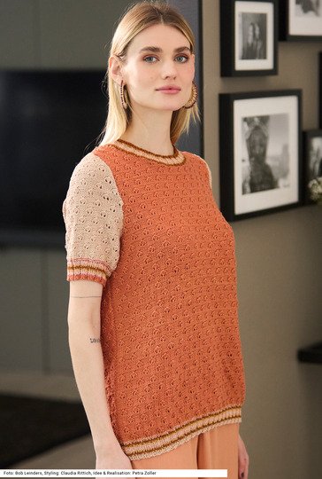 Pulli mit Blattmuster