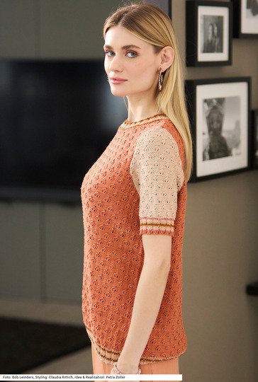 Pulli mit Blattmuster