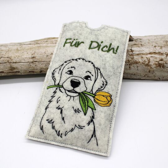 Stickdatei Schokohülle SET Frühling 4 Motive