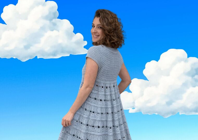 Häkelanleitung Sommerkleid "BLAUER HIMMEL"