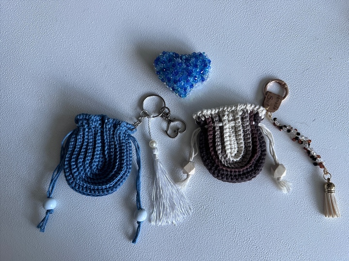 Boho Bag – Crochet pattern for a stylish Boho-style keychain