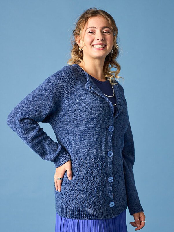 RAGLANJACKE FRAUKE, gestrickt - Bild 6