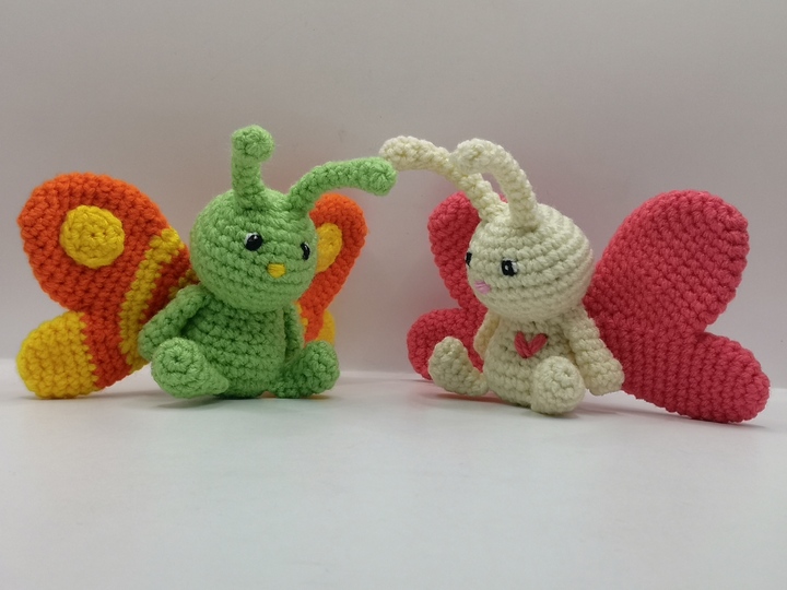 Schmetterling - Häkelanleitung PDF Amigurumi von NiggyArts