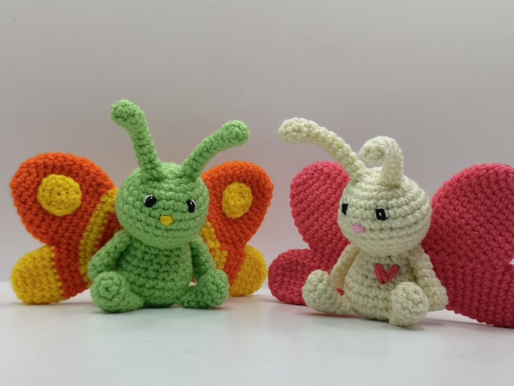 Schmetterling - Häkelanleitung PDF Amigurumi von NiggyArts
