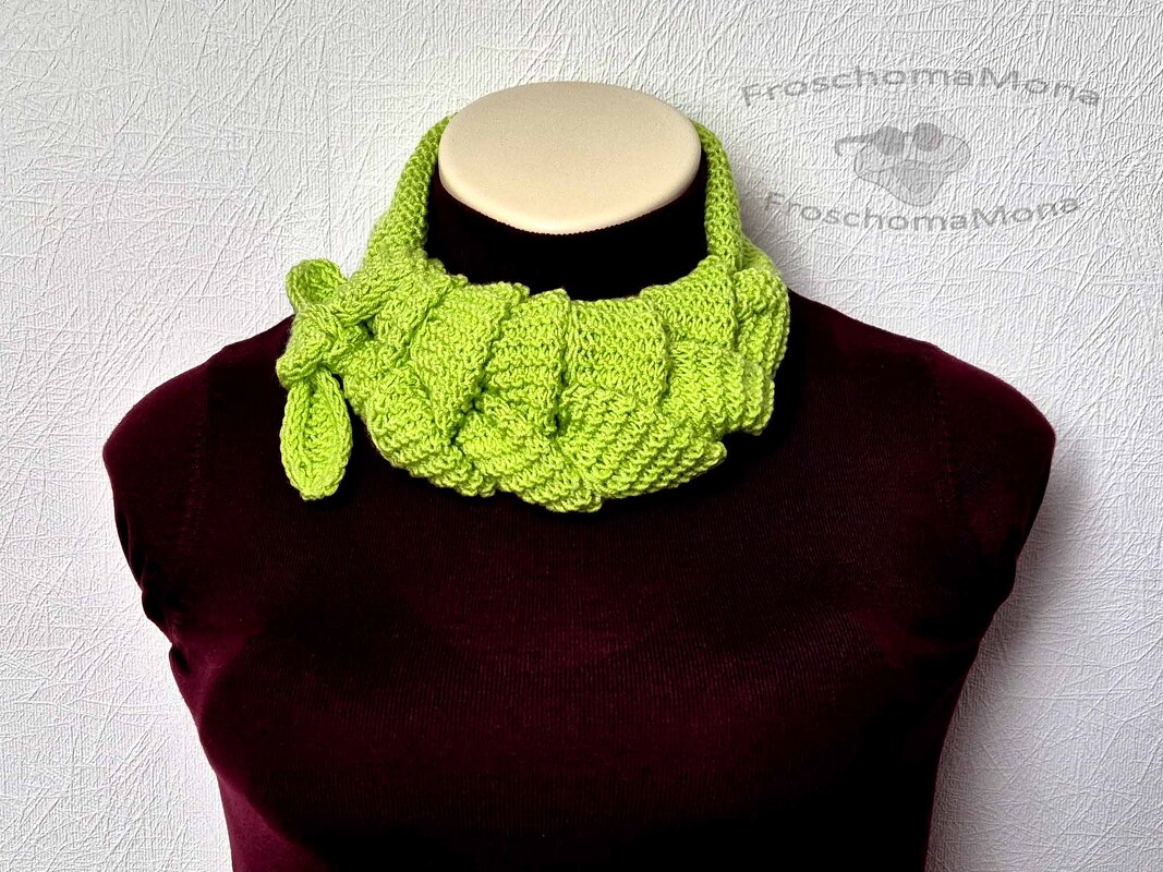 Minituch Dana Minischal stricken Strickanleitung kostenlos Gratisanleitung