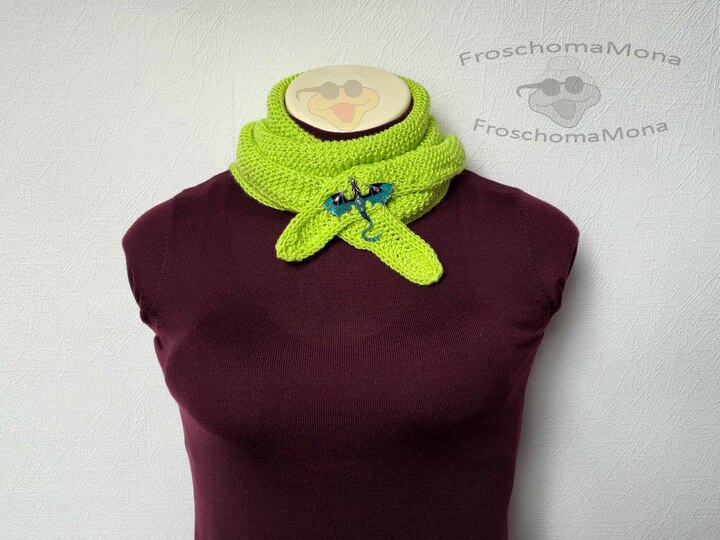 Minituch Dana Minischal stricken Strickanleitung kostenlos Gratisanleitung