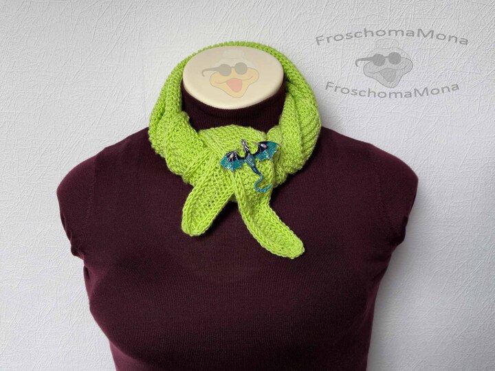 Minituch Dana Minischal stricken Strickanleitung kostenlos Gratisanleitung