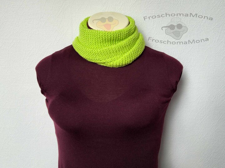 Minituch Dana Minischal stricken Strickanleitung kostenlos Gratisanleitung