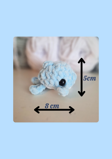 Häkelanleitung Mini Delfin PDF Tutorial