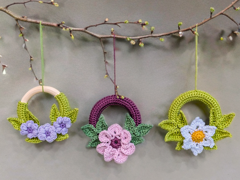 BLUMENKRÄNZE - Häkelanleitung