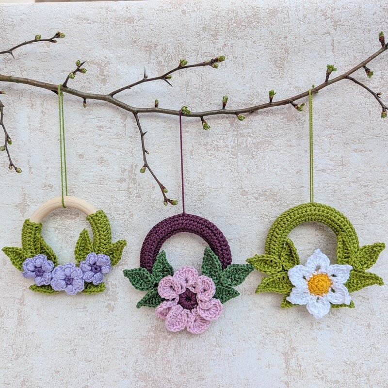 BLUMENKRÄNZE - Häkelanleitung - Bild 4