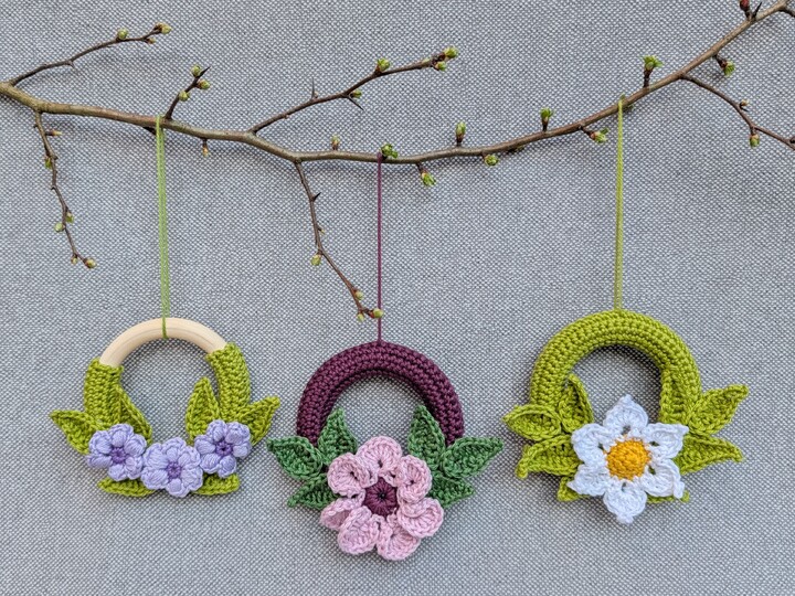 BLUMENKRÄNZE - Häkelanleitung