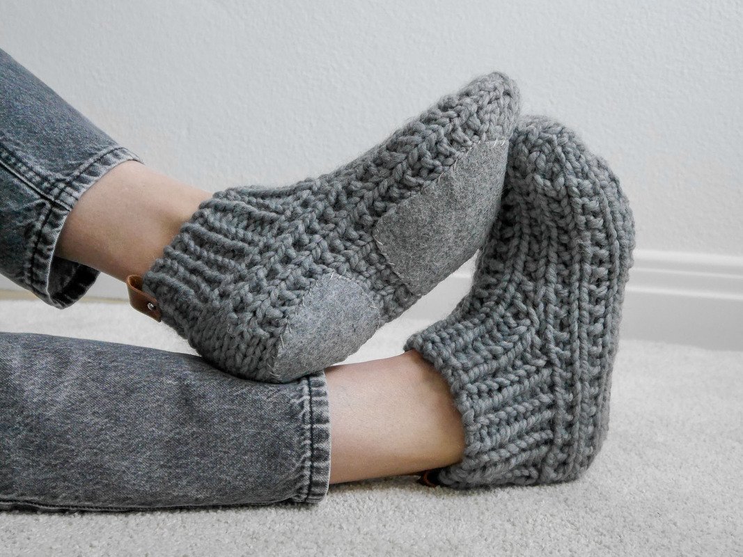 Strickanleitung Haussocken „SPEEDY SOCKS No. 3 - FLUFFY“ (Größe 35–46) - NO - Bild 10