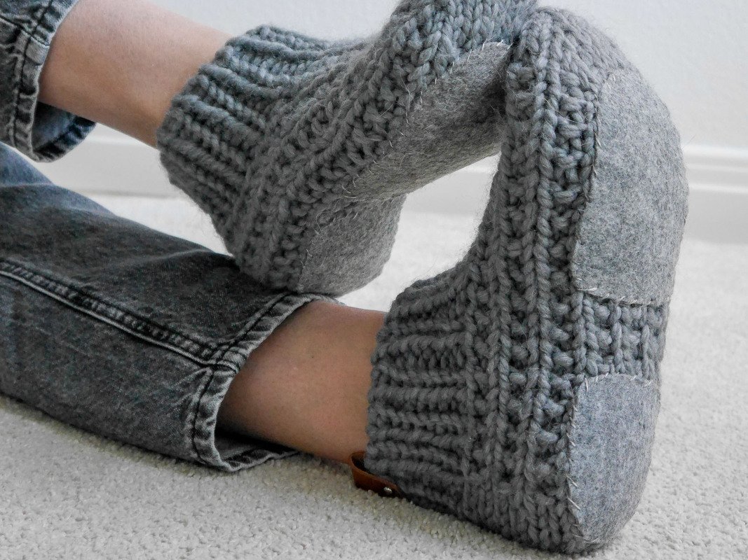 Strickanleitung Haussocken „SPEEDY SOCKS No. 3 - FLUFFY“ (Größe 35–46) - NO - Bild 2