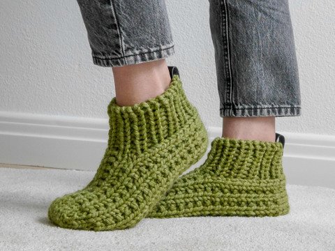 Strickanleitung Haussocken „SPEEDY SOCKS No. 3 - FLUFFY“ (Größe 35–46) - NO