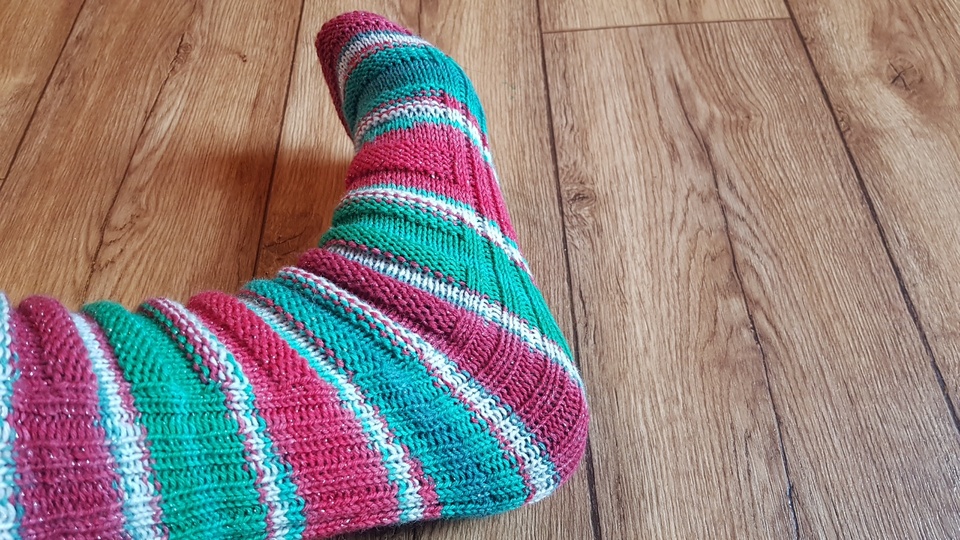 Lustige Ringelsocken