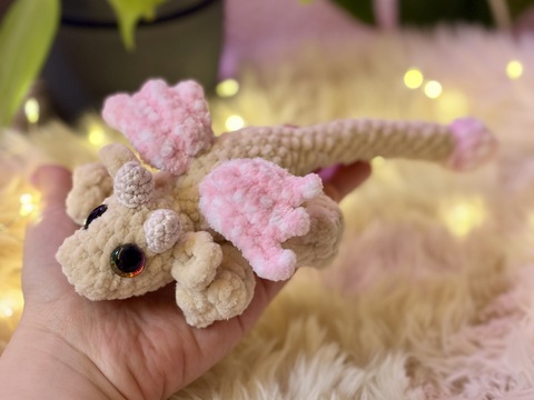 Mini-Drache – Häkelanleitung