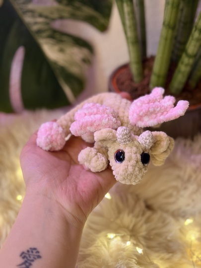 Mini-Drache – Häkelanleitung