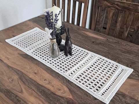 Häkelanleitung Tischläufer ''Svea''