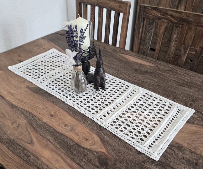 Häkelanleitung Tischläufer ''Svea''