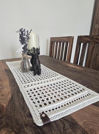 Häkelanleitung Tischläufer ''Svea''