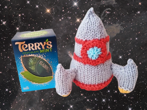 TeaCosyFolk's Rocket Chocolate Orange Cosy Knitting Pattern