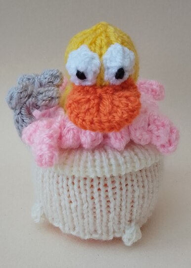 TeaCosyFolk's Rubber Duck Bathtime Chocolate Orange Cosy Knitting Pattern