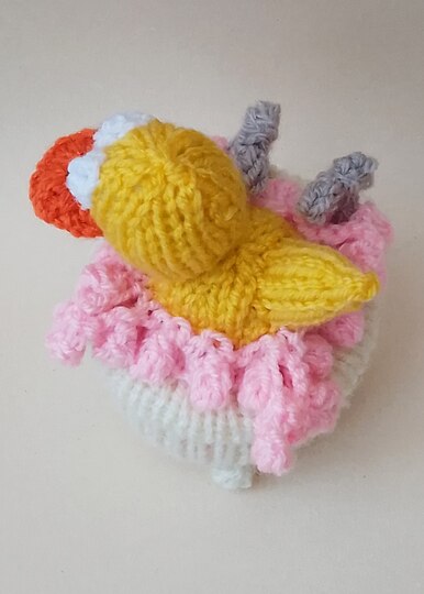 TeaCosyFolk's Rubber Duck Bathtime Chocolate Orange Cosy Knitting Pattern