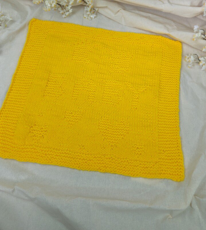 Knitting Pattern for a Newborn Baby Blanket - Image 3