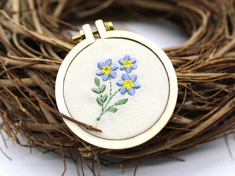 Stickdatei Blume mini