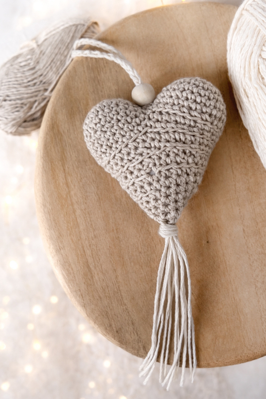 Häkelanleitung Boho Herz – moderne Boho Deko selbst häkeln - Bild 2