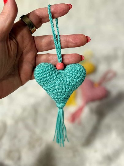 Häkelanleitung Boho Herz – moderne Boho Deko selbst häkeln