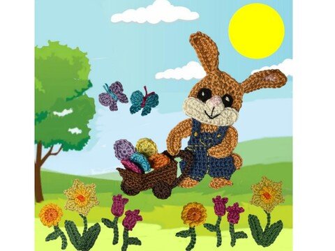 Easter bunny crochet