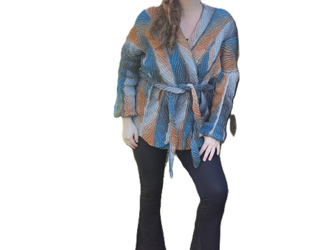 Crochet Pattern Cardigan "Dancing Leaves"