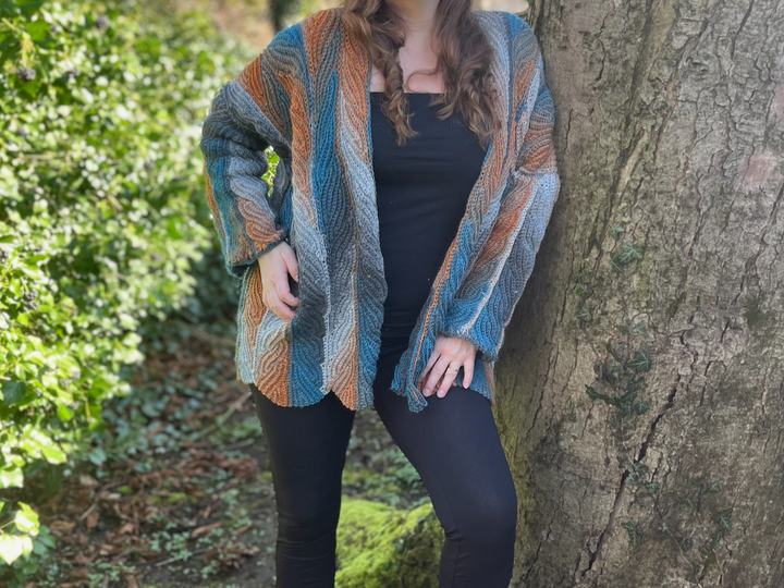 Crochet Pattern Cardigan "Dancing Leaves"