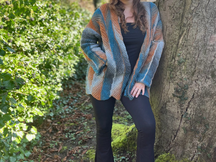 Crochet Pattern Cardigan "Dancing Leaves"