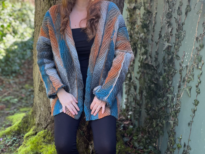 Häkelanleitung Cardigan "Dancing Leaves"