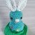 Osterhase auf Blumenwiese häkeln, Amigurumi Hase, tolle Tischdekoration