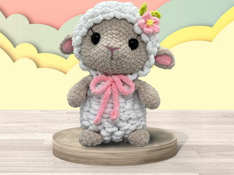 Amigurumi Lamm Häkelanleitung, Schaf Kuscheltier, PDF Anleitung.