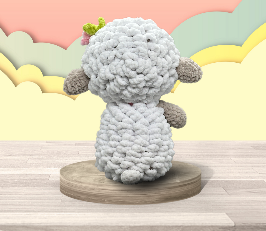 Amigurumi Lamm Häkelanleitung, Schaf Kuscheltier, PDF Anleitung. - Bild 9