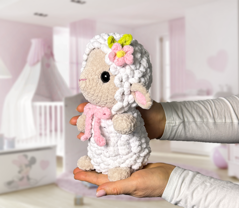 The Lamb Crochet Pattern, Amigurumi Sheep Toy. PDF tutorial. - Image 8