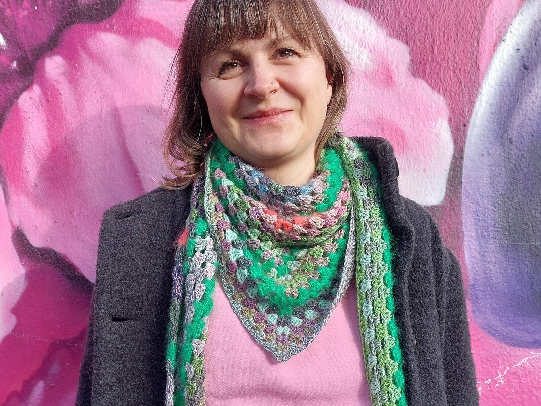 REGRANNY shawl, crochet pattern, Granny shawl - Image 10