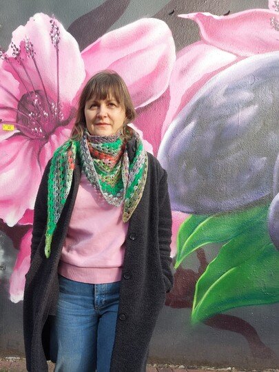 Anleitung, REGRANNY shawl, Grannyshawl, Häkelanleitung